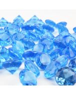 acrylic light blue diamond 1-inch vase fillers table scatters