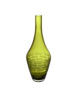 olive green teardrop glass vases bud vase floral art glass