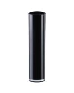 BLACK GLASS CYLINDER VASES