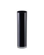 black glass cylinder vases