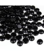 glass vase filler flat aquarium gem stones black