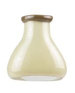 brown decorative glass vase
