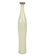 brown slim decorative vases