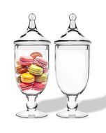 glass apothecary candy buffet jars