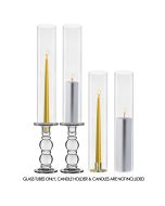 Hurricanes Candle Shade Chimney Tubes. D-3" H-16", Pack of 18 pcs