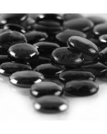 black flat large gemstone table scatter vase fillers