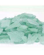 Sea Glass Flat Vase Filler Mint Blue