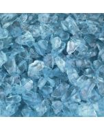 light blue glass crushed gravels