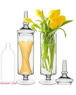 glass apothecary candy buffet jars