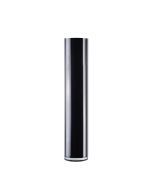 black glass cylinder vases