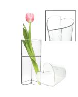 heart shape bud vases
