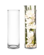 20 inches glass cylinder vase