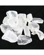 Frosted Clear Sea Glass Large Crushed Vase Filler Aquarium Nautical Decor