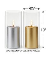 glass hurricanes candle holder chimney tubes shades