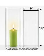 glass hurricanes candle holder chimney tubes shades