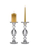 glass candle holder for pillar and taper candles