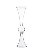 glass trumpet vases centerpieces