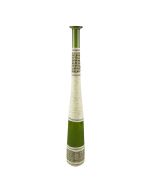 green woven glass vases