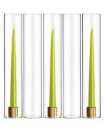 glass candle holder open ended hurricane chimney shades tubes