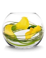 large glass bubble bowl
