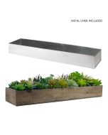 rectangle wood planter window box