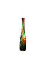 RED GREEN CHRISTMAS VASE