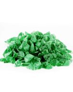 Frosted Green Sea Glass Crushed Vase Filler Aquarium Nautical Decor