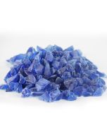 Frosted Blue Sea Glass Crushed Vase Filler Aquarium Nautical Decor