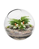slant cut bubble bowl