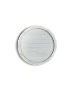 9 inches white serving tray