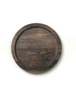 brown wooden serve tray