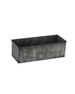 metal rectangle planter vases