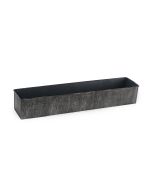 zinc rectangle galvanized metal planters