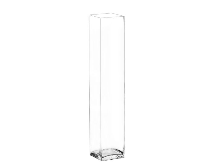 Tall Glass Vase① 18 inch tall, 3.15 inch Square Glass Vase | Modern Style