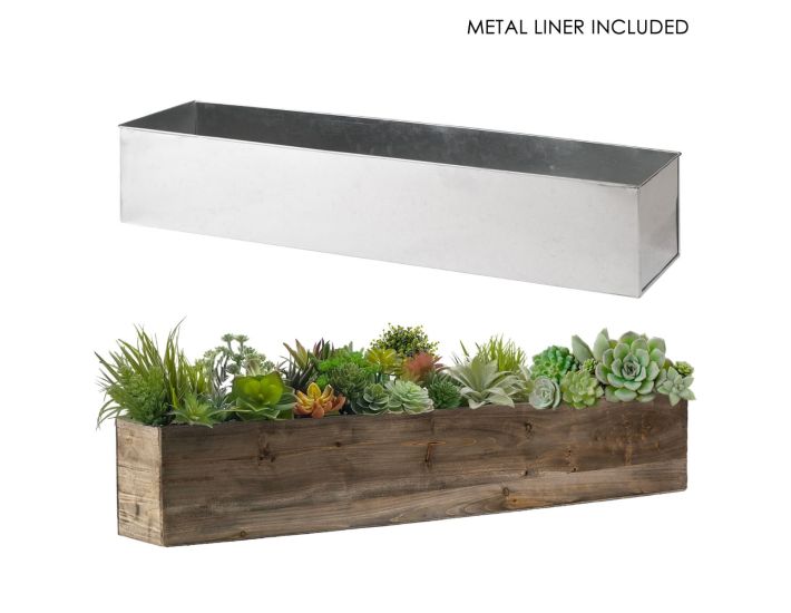 プランター、ウッドストッカー」 long-rectangle-wood-planters-