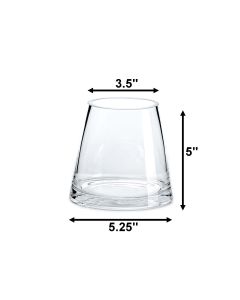 glass tapered cylinder vases