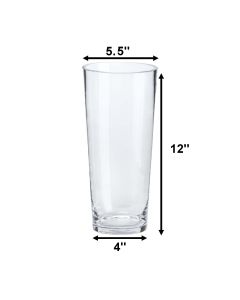 glass tapered cylinder vases