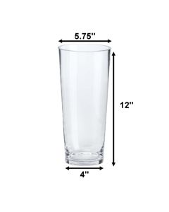 glass tapered cylinder vases