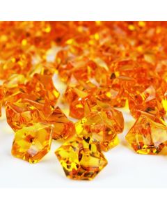 orange acrylic rock vase fillers