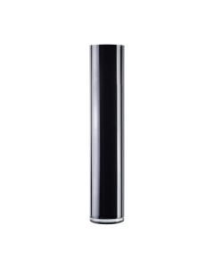 black glass cylinder vases