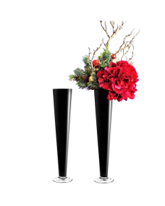 tall glass trumpet vases