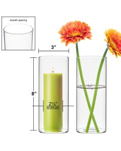 glass cylinder vases