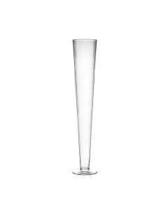 Clear Glass Trumpet Vase 28 inch