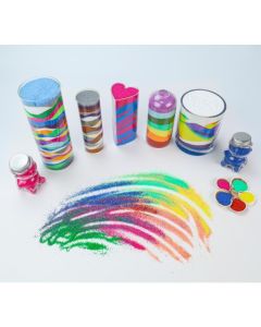 Colored Sand Mix Assorted Vase Filler, (1800, 3600, 5400 lbs) - $0.49/lbs