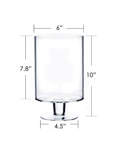 10 inches pedestal stemmed candle holder