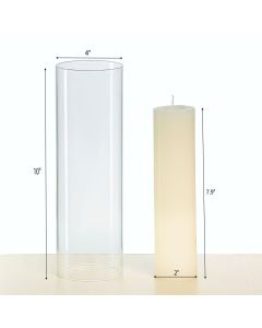 glass hurricanes candle holder chimney tubes shades
