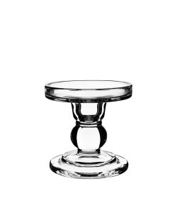 glass hurricane chimney and candle holder