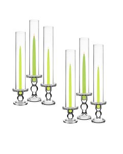 glass pillar candle holder