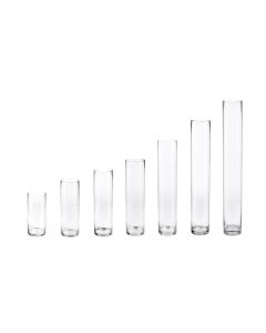 Diameter - 4 inches glass cylinder vases