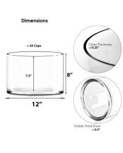 glass cylinder vases